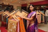 Anuhya at Sreeja Banaras Festival Launch